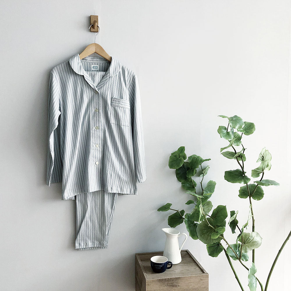 レディースパジャマ/スムースニット/抗ウイルス加工生地