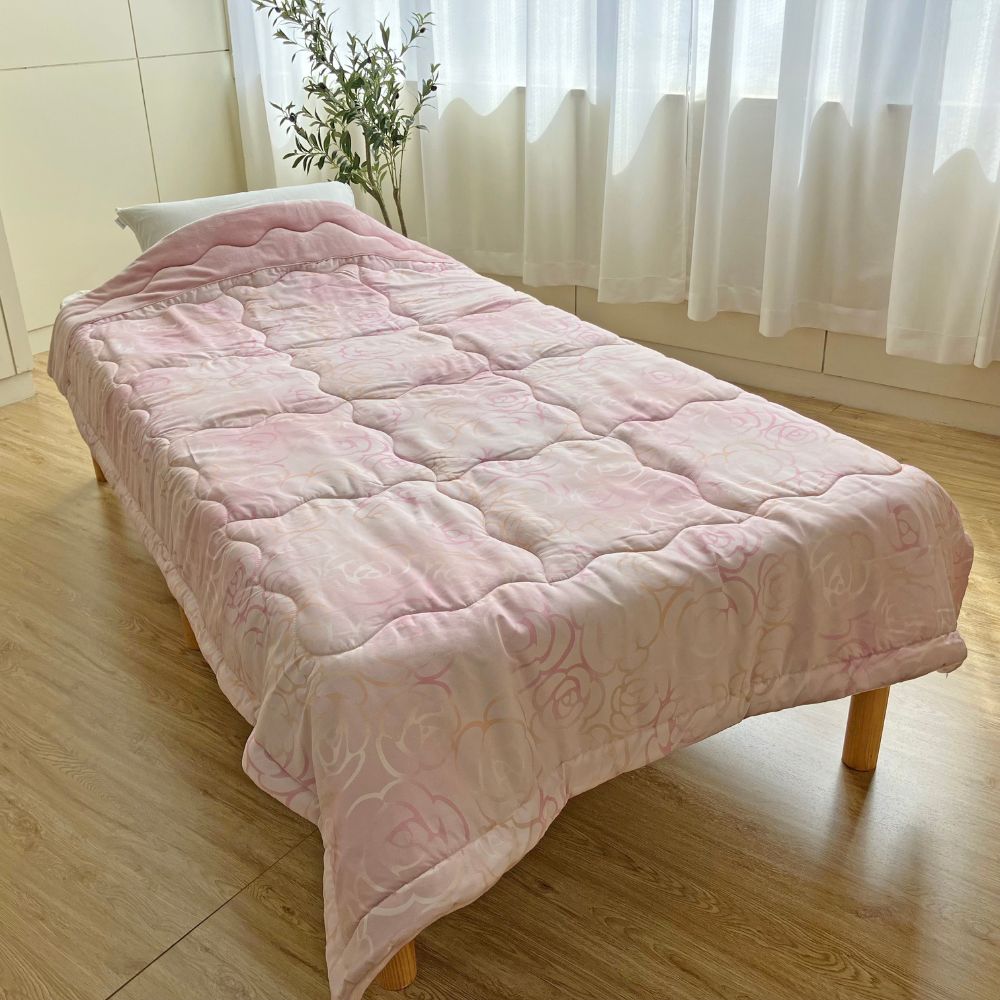 【やわらか、ふわふわタッチ】合繊肌掛けふとん ウォッシャブル シングル 多機能わた あったかアイテム