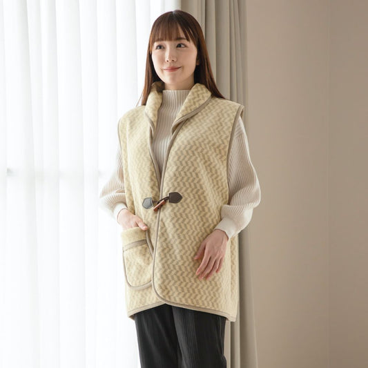 【岩盤浴小物であったか快適】ロマンス岩盤浴 ポンチョ 肩当て 軽量タイプ 抗菌防臭 日本製 M~Lサイズ