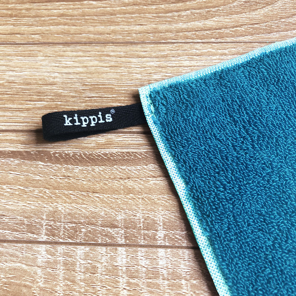 kippisタオル/ぞうと葉っぱ