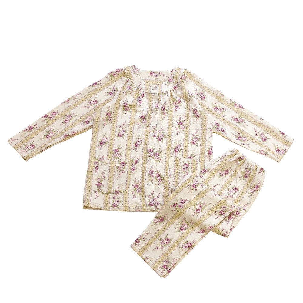 レディースパジャマ/キルトニット