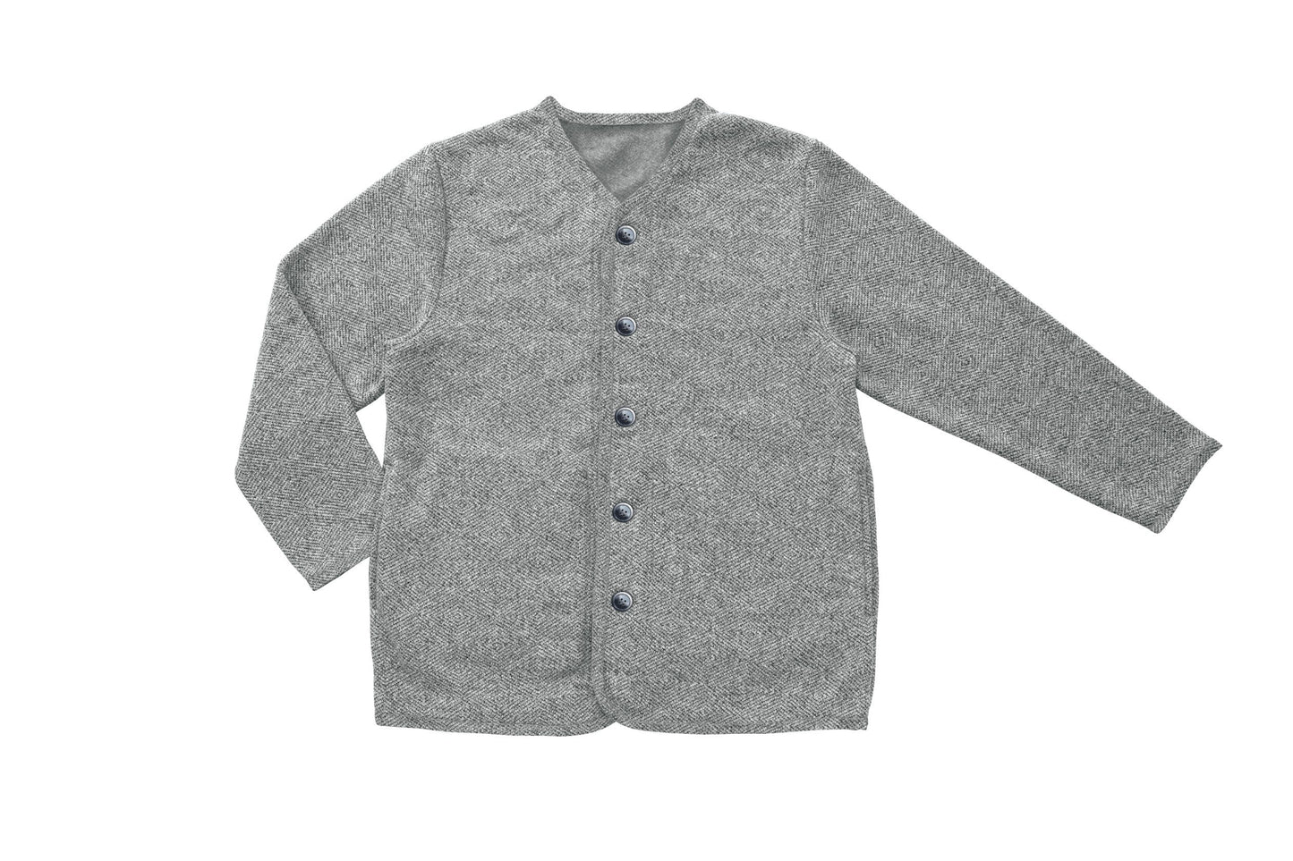 カーディガン /ブラックシリカ練り込み