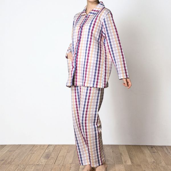 レディースパジャマ/キルトニット