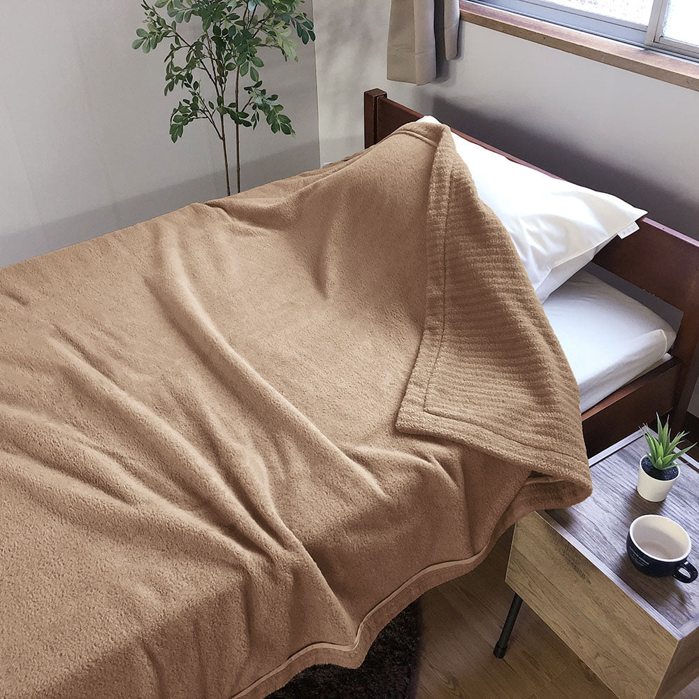 【大感謝特価】ウール入り起毛ケット/発熱コットン/ボリュームタイプ