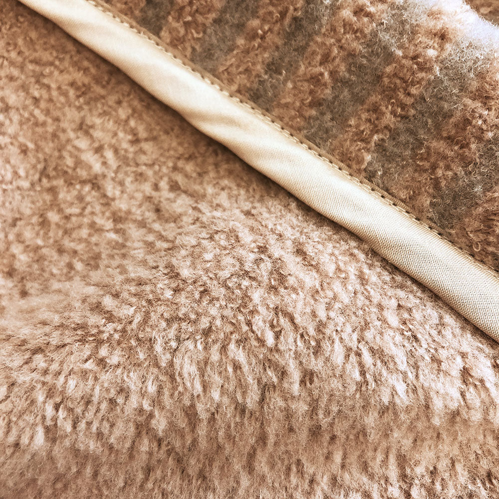 【大感謝特価】ウール入り起毛ケット/発熱コットン/ボリュームタイプ