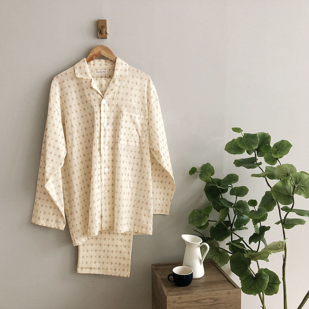 メンズパジャマ/楊柳(長袖)