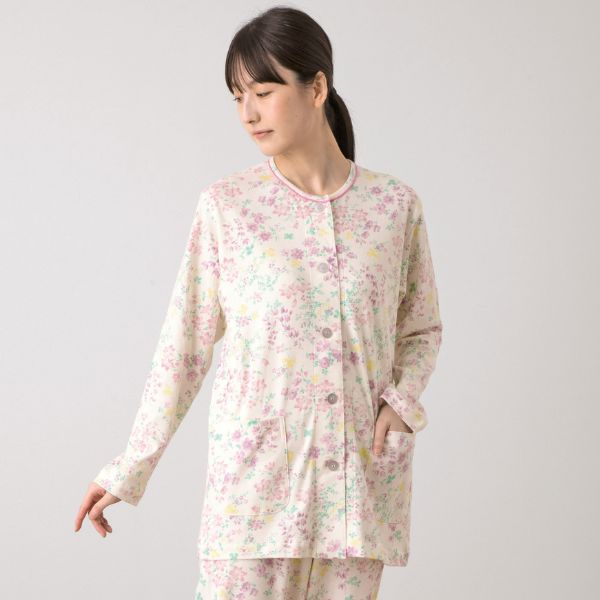 レディースパジャマ/スムースニット