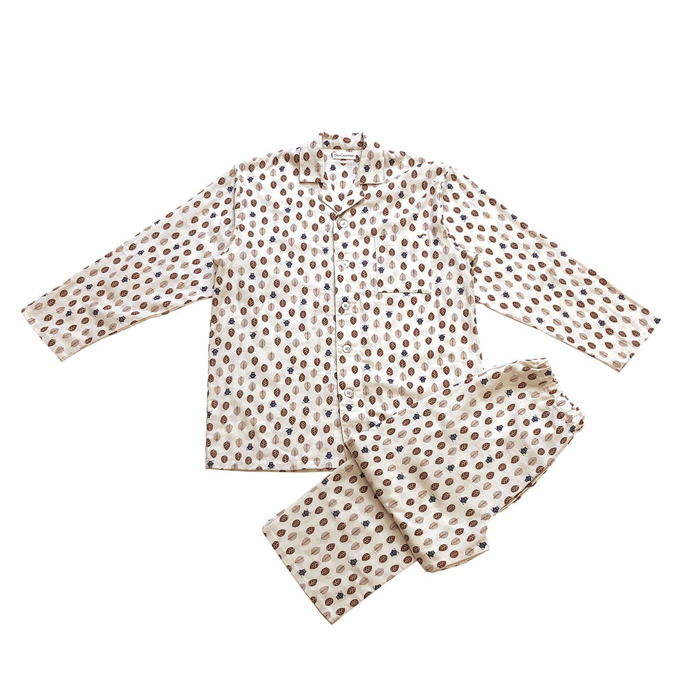 メンズパジャマ/2重ガーゼ