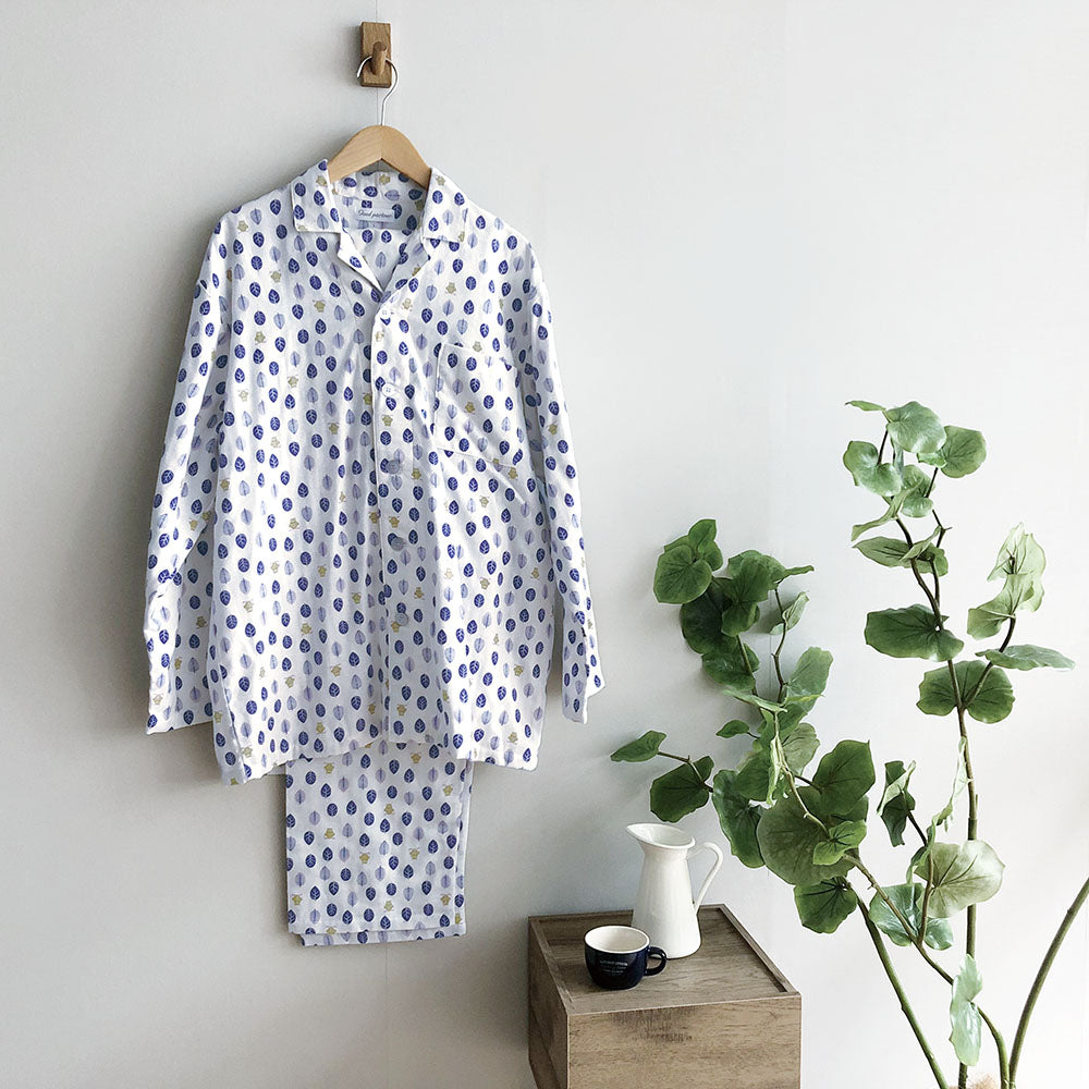 メンズパジャマ/2重ガーゼ