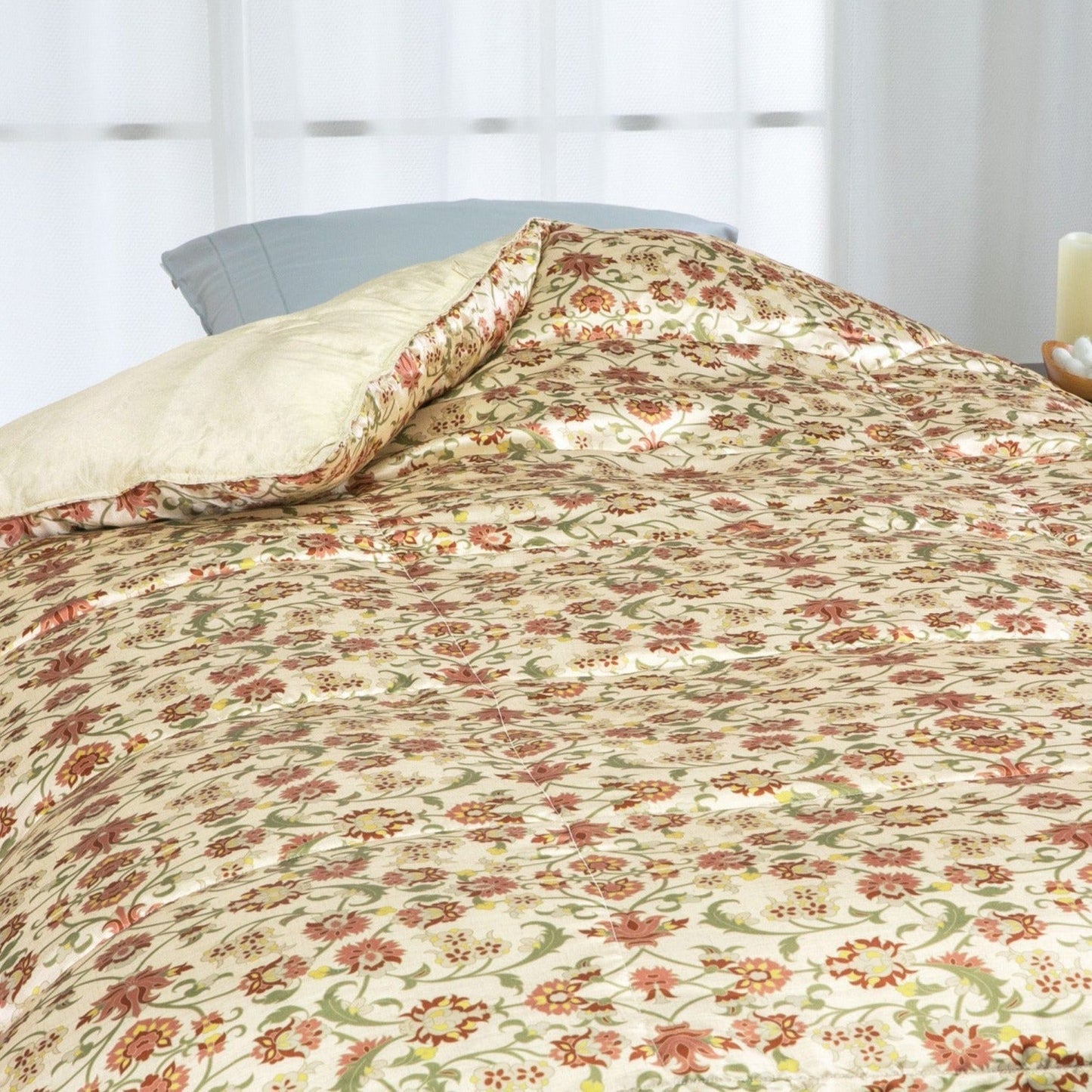 真綿入羽毛掛けふとん/ダウン93%