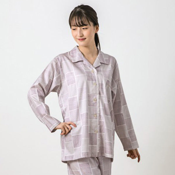 レディースパジャマ/40サテン/抗ウイルス加工生地