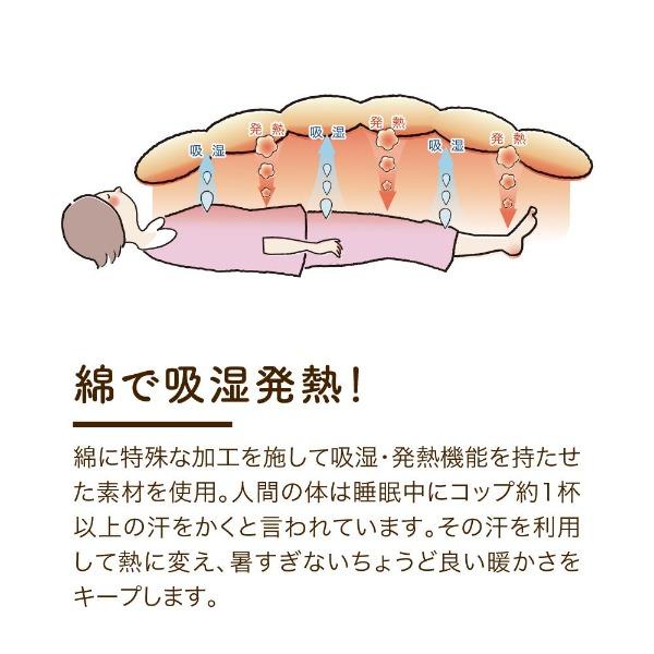 【大感謝特価】ウール入り起毛ケット/発熱コットン/ボリュームタイプ