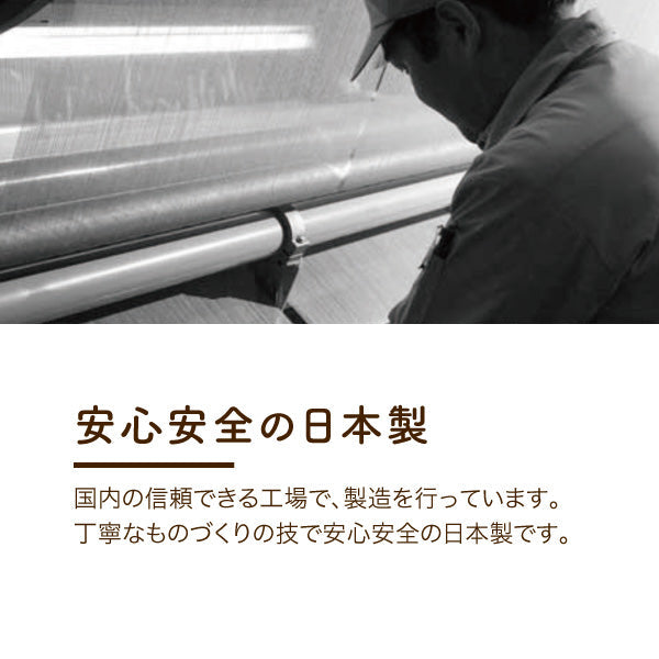 アクリル毛布(毛羽部分)/衿元ふっくら