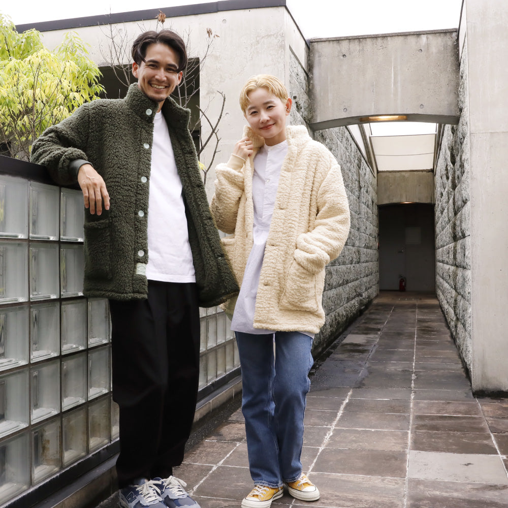 着る毛布(ショート丈)/シープボア/吸湿発熱