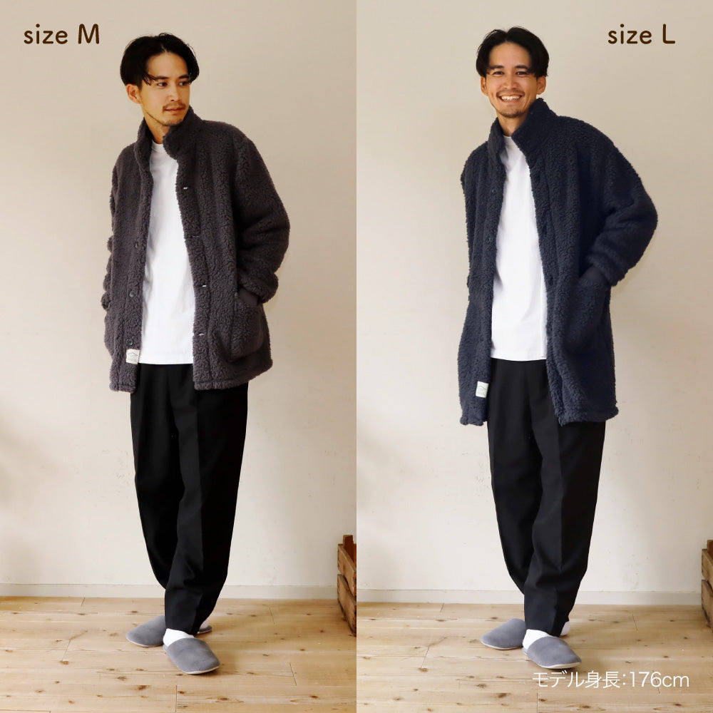 着る毛布(ショート丈)/シープボア/吸湿発熱