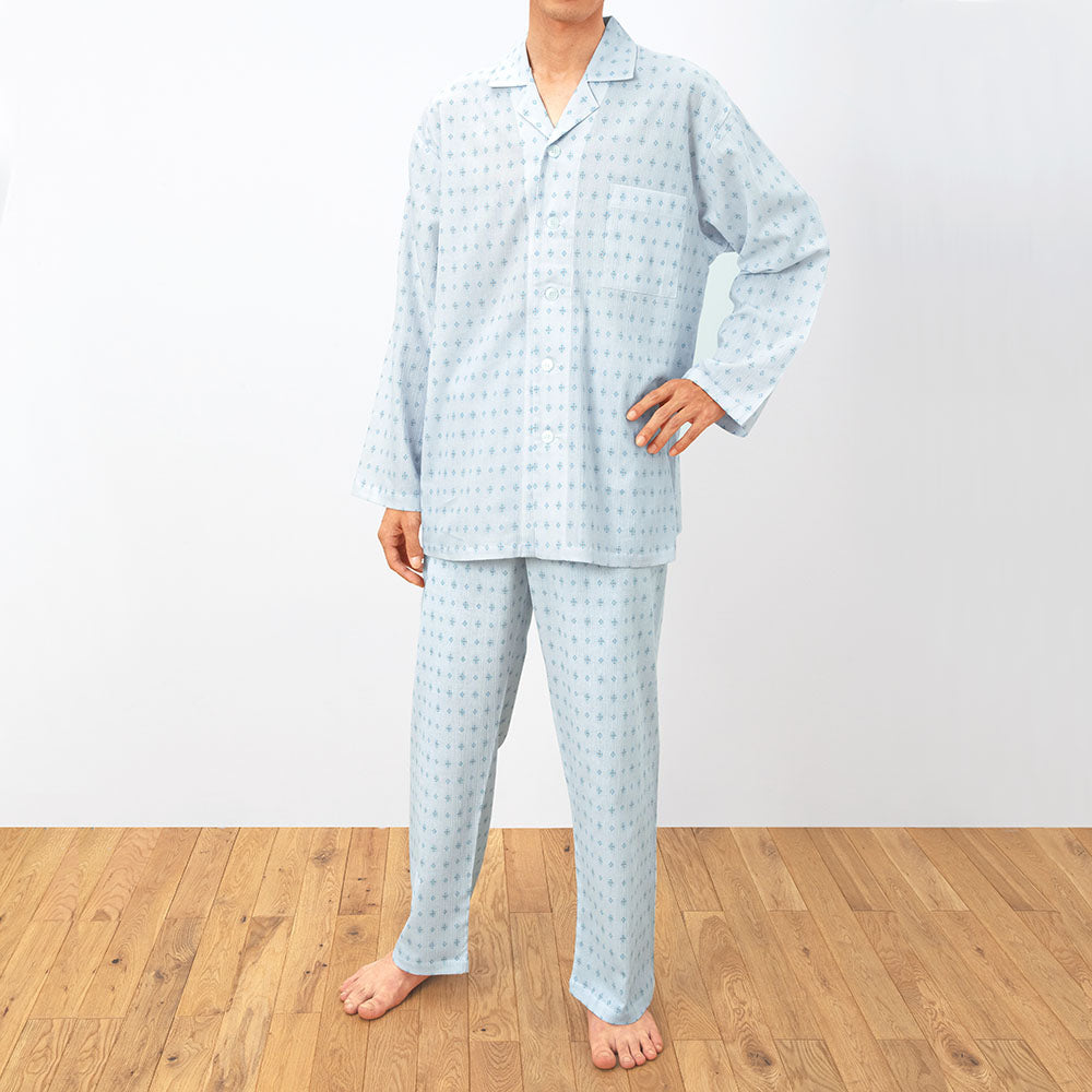 メンズパジャマ/楊柳(長袖)