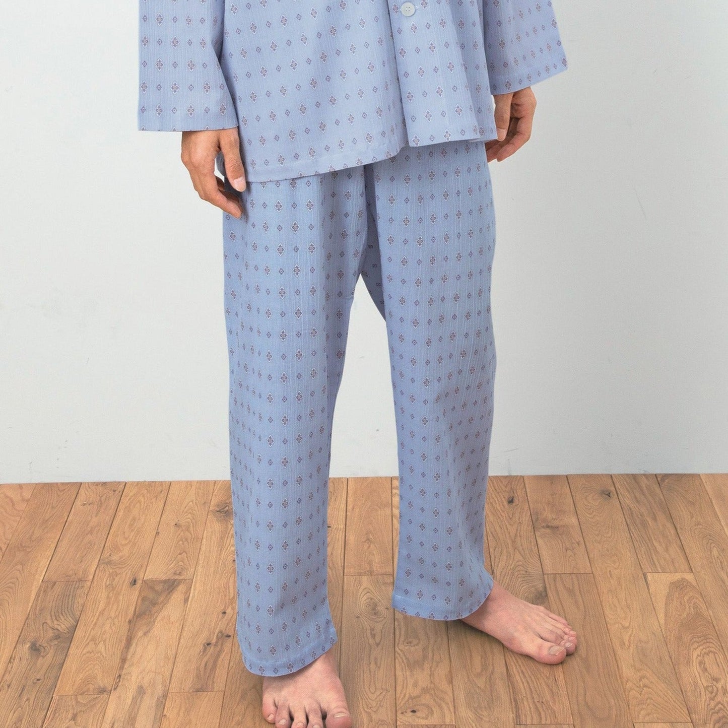 メンズパジャマ/楊柳(長袖)