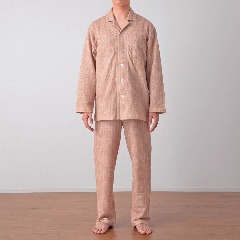 メンズパジャマ/キルトニット