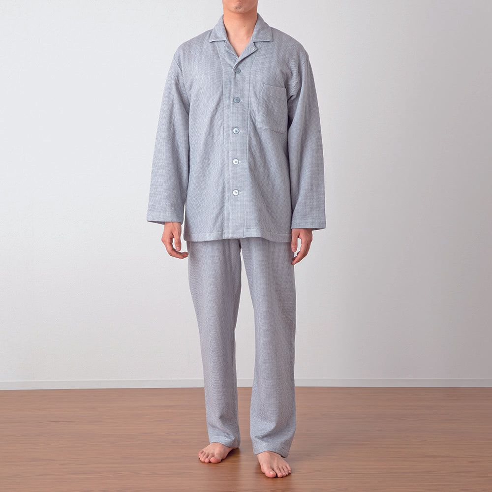 メンズパジャマ/キルトニット