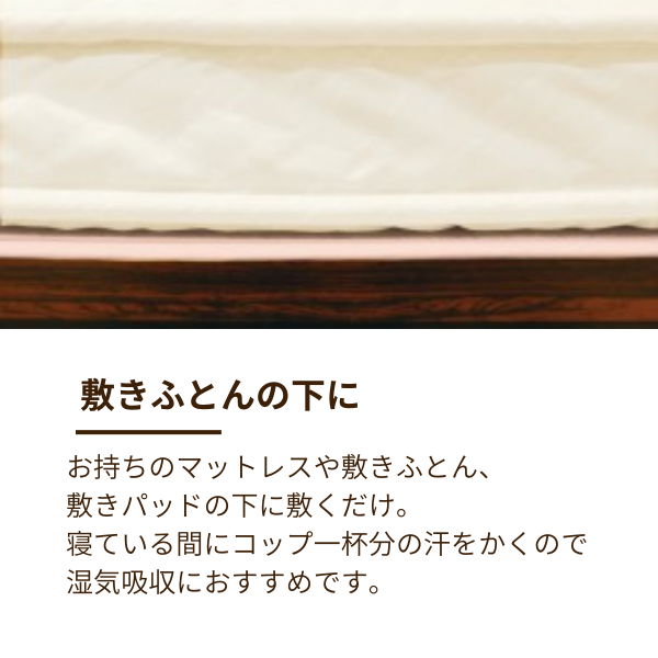 洗える除湿マット/ 東洋紡モイスファイン®