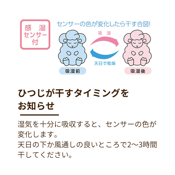 洗える除湿マット/ 東洋紡モイスファイン®