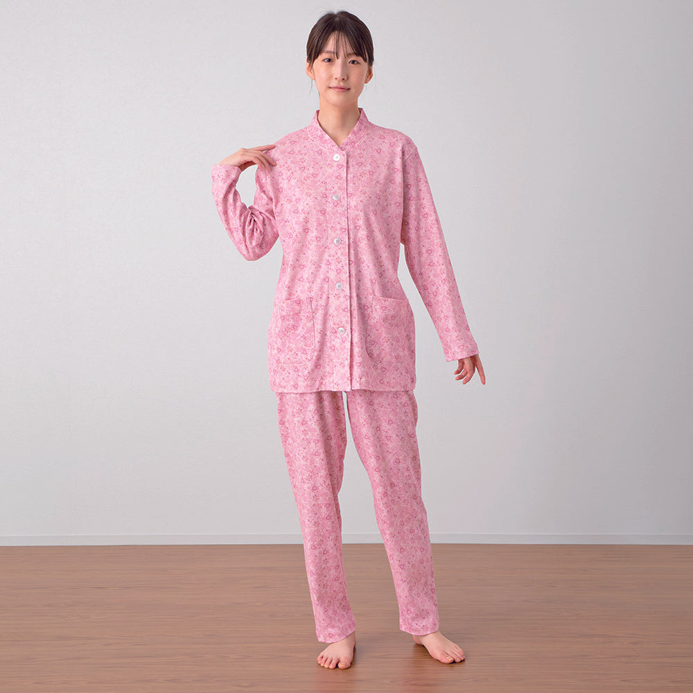 レディースパジャマ/スムースニット