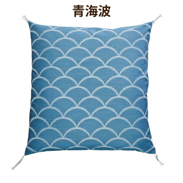 夏座布団カバー/麻入り