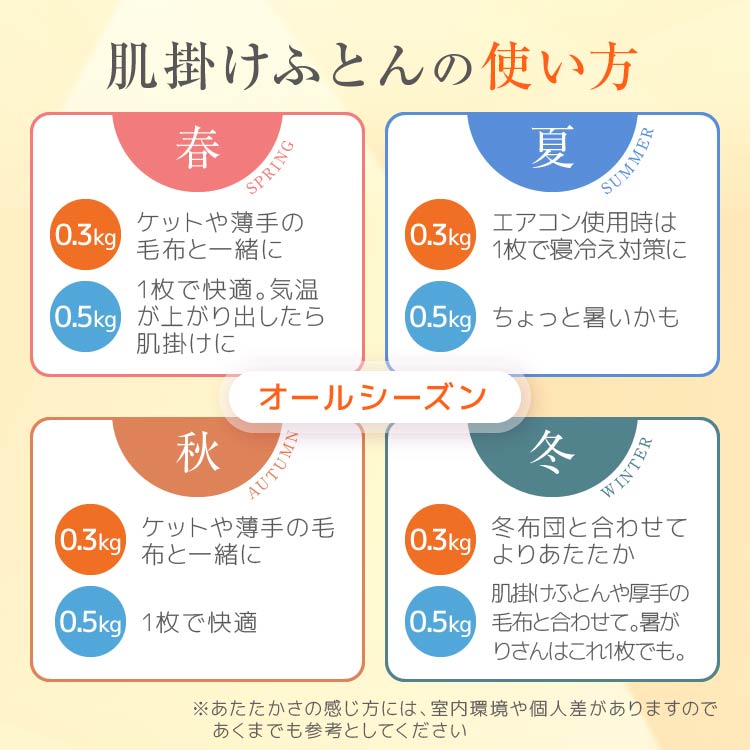 羽毛肌掛けふとん/ダックダウン