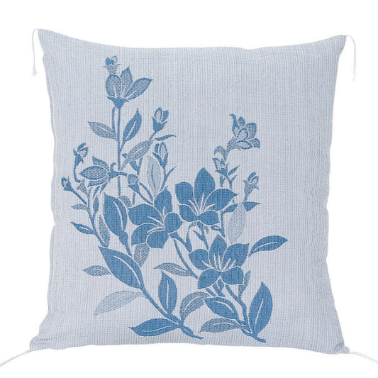 ちぢみ夏座布団カバー（銘仙判）/麻入り