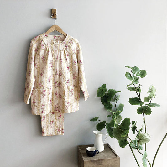 レディースパジャマ/キルトニット