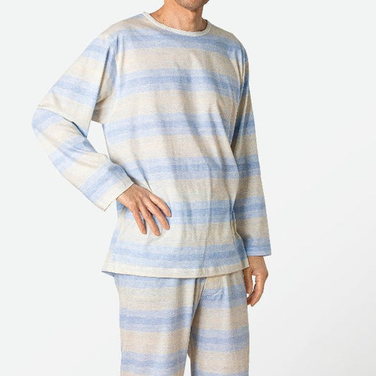メンズパジャマ/天竺ニット(長袖)